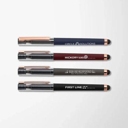 Soft Touch Ami Gel Pen with Rose Gold Trim
