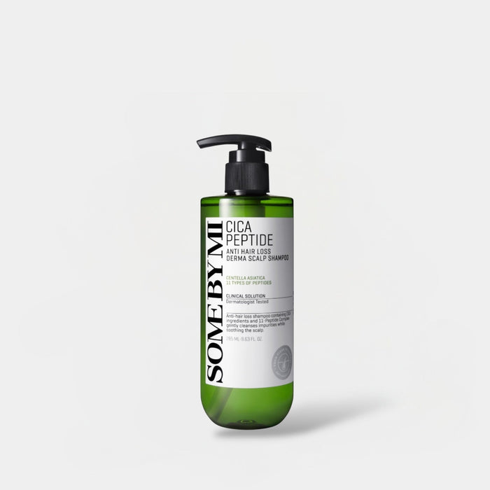 Somebymi Cica Peptide Anti Hair Loss Derma Scalp Shampoo 285ml سومبيمي سيكا ببتيد مضاد لتساقط الشعر ديرما شامبو فروة الرأس - Princess Cosmetics Qatar