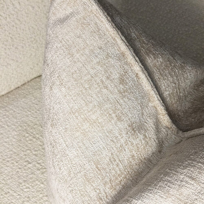 Souffle Cream Woven Cushion with Oxford Border - 50x50cm Textiles