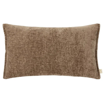 Souffle Taupe Woven Cushion with Oxford Border - 30x50cm Textiles
