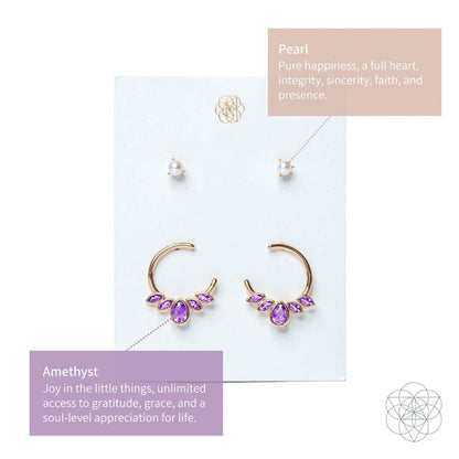 Soulful Celebration - Earrings of Joy (2 sets)