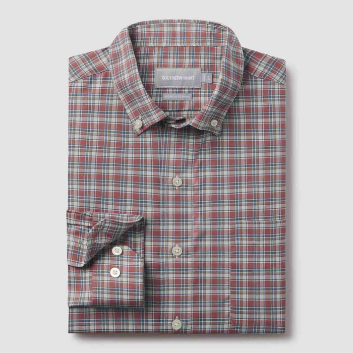Southern Shirt Company Men's Hawthorne Plaid Long Sleeve Shirt