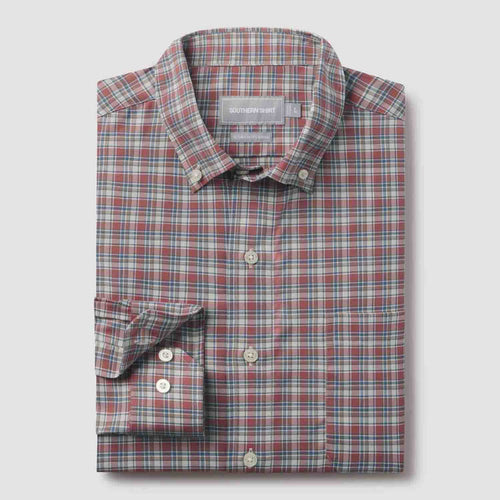Southern Shirt Company Men's Hawthorne Plaid Long Sleeve Shirt