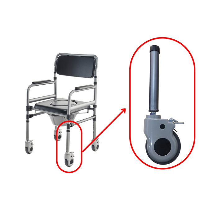 Spare Part for Bion Commode Chair 103 Black