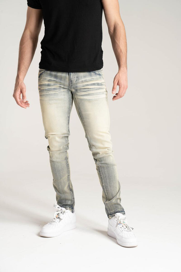SPARK PREMIUM DENIM BASIC STRETCH JEAN - S3027 - RUSTIC BLUE