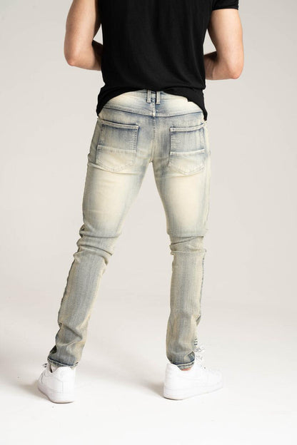SPARK PREMIUM DENIM BASIC STRETCH JEAN - S3027 - RUSTIC BLUE
