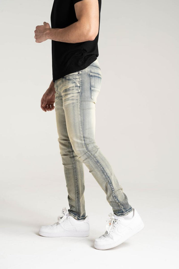 SPARK PREMIUM DENIM BASIC STRETCH JEAN - S3027 - RUSTIC BLUE