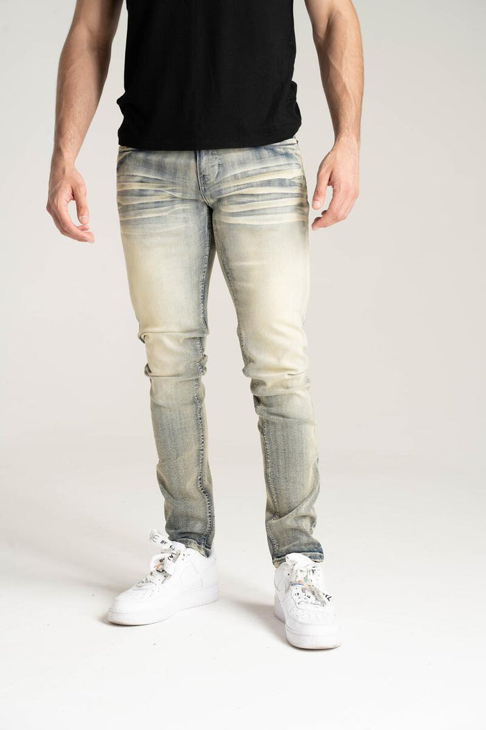 SPARK PREMIUM DENIM BASIC STRETCH JEAN - S3027 - RUSTIC BLUE