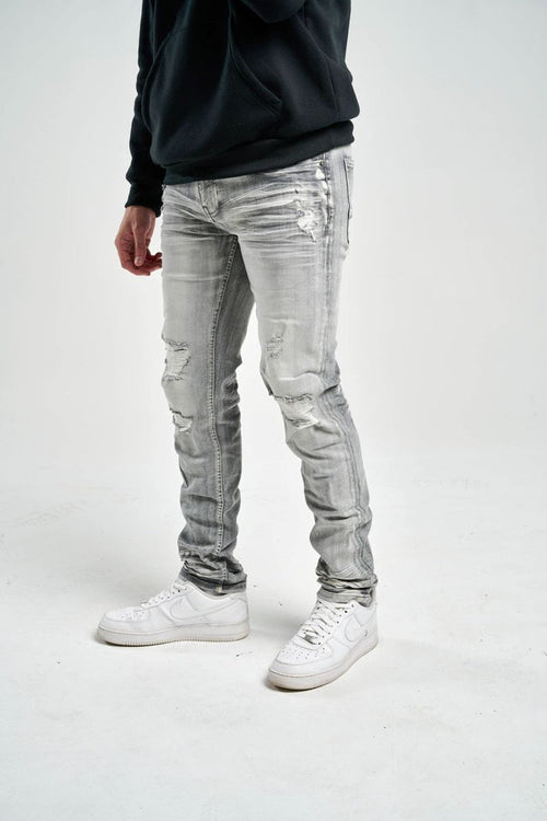 SPARK PREMIUM DENIM SLIM FIT JEANS - S4403 - GRAY