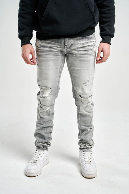 SPARK PREMIUM DENIM SLIM FIT JEANS - S4403 - GRAY