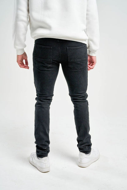 SPARK PREMIUM DENIM SLIM FIT JEANS - S4405 - JET BLACK