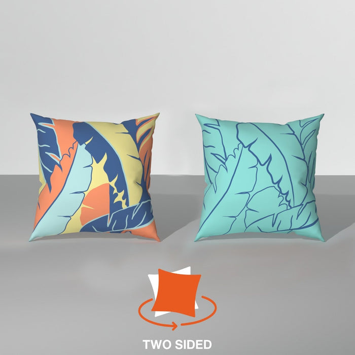 Spring|Cushion|Covers|with|Cushion|Fillers|Blue-White|Set|of|5|Combo