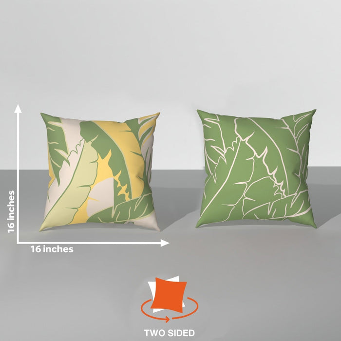 Spring|Cushion|Covers|with|Cushion|Fillers|Green-Grey|Set|of|5|Combo