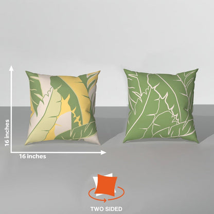 Spring|Cushion|Covers|with|Cushion|Fillers|Green-Grey|Set|of|5|Combo