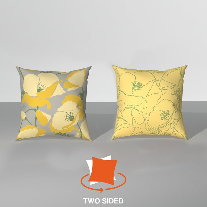 Spring|Cushion|Covers|with|Cushion|Fillers|Green-Grey|Set|of|5|Combo