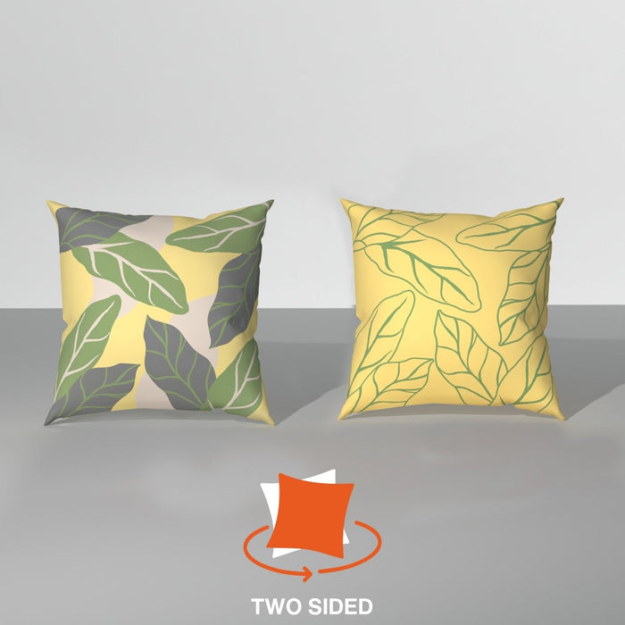 Spring|Cushion|Covers|with|Cushion|Fillers|Green-Grey|Set|of|5|Combo