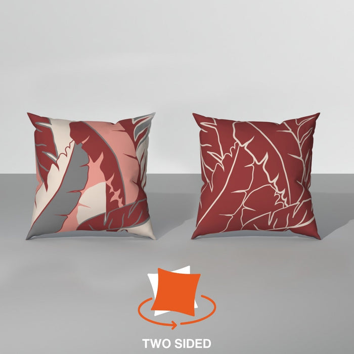Spring|Cushion|Covers|with|Cushion|Fillers|Maroon-Ocean|Blue|Set|of|5|Combo