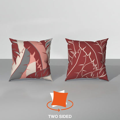 Spring|Cushion|Covers|with|Cushion|Fillers|Maroon-Ocean|Blue|Set|of|5|Combo