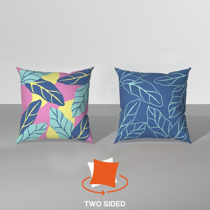 Spring|Cushion|Covers|with|Premium|Cushion|Fillers|Blue-Grey|Set|of|5|Combo