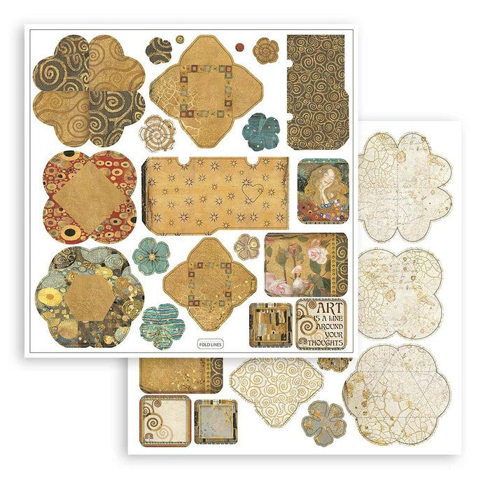 Stamperia - 3D Paper Kit - Klimt. Available at Embellish Away located in Bowmanville Ontario Canada.