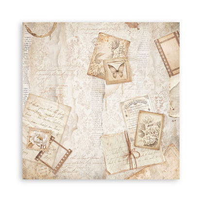 Stamperia - 8X8 Maxi Paper Pad - Quiet Days. Includes 22 sheets. Available at Embellish Away located in Bowmanville Ontario Canada.