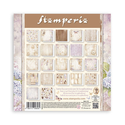 Stamperia - 8X8 Maxi Paper Pad - Quiet Days. Includes 22 sheets. Available at Embellish Away located in Bowmanville Ontario Canada.