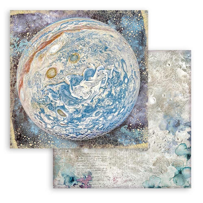 Stamperia - Backgrounds Double-Sided Paper Pad 8"X8" - 10/Pkg - Cosmos Infinity. This package includes 10 Designs/1 Each. Available at Embellish Away located in Bowmanville Ontario Canada.