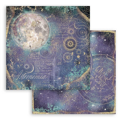 Stamperia - Backgrounds Double-Sided Paper Pad 8"X8" - 10/Pkg - Cosmos Infinity. This package includes 10 Designs/1 Each. Available at Embellish Away located in Bowmanville Ontario Canada.