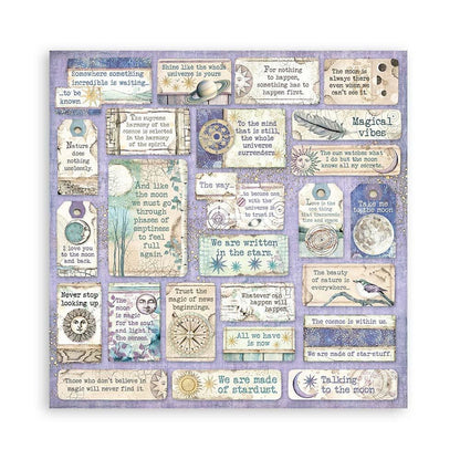 Stamperia - Double-Sided Paper Pad 8"X8" - 10/Pkg - Cosmos Infinity. This package includes 10 Designs/1 Each. Available at Embellish Away located in Bowmanville Ontario Canada.