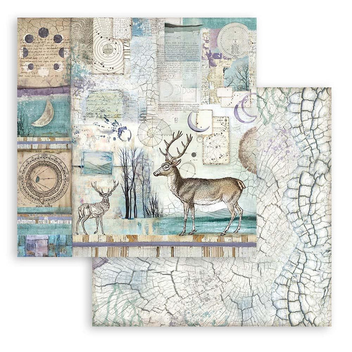 Stamperia - Double-Sided Paper Pad 8"X8" - 10/Pkg - Cosmos Infinity. This package includes 10 Designs/1 Each. Available at Embellish Away located in Bowmanville Ontario Canada.