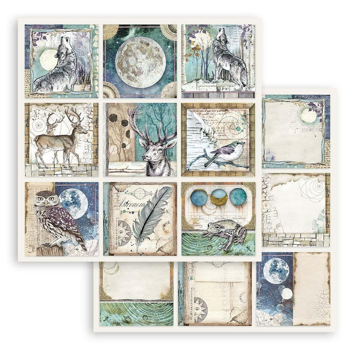Stamperia - Double-Sided Paper Pad 8"X8" - 10/Pkg - Cosmos Infinity. This package includes 10 Designs/1 Each. Available at Embellish Away located in Bowmanville Ontario Canada.