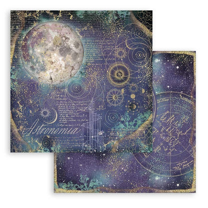 Stamperia - Double-Sided Paper Pad 8"X8" - 10/Pkg - Cosmos Infinity. This package includes 10 Designs/1 Each. Available at Embellish Away located in Bowmanville Ontario Canada.