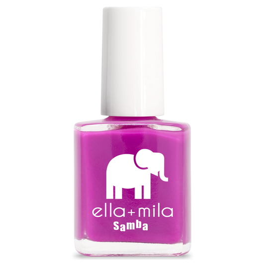 Staycation Vacation fuchsia nail polish bottle – ella+mila