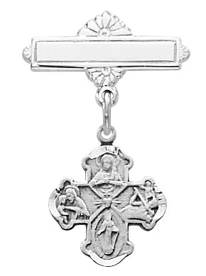 Sterling 4 Way Baby Pin