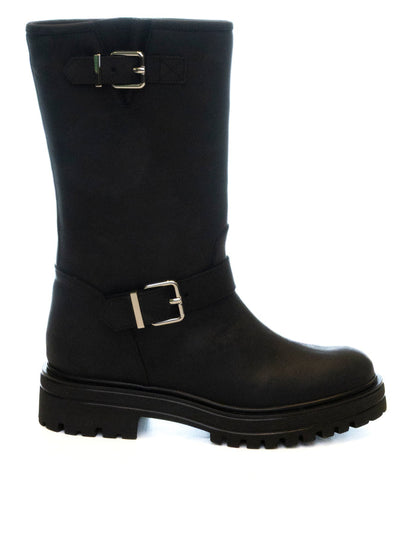 VSL Stivale fibbie pelle nero 7883 DOUGLAS-NERO