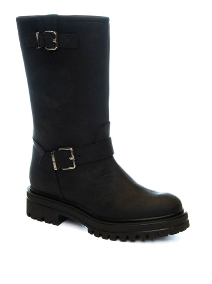 VSL Stivale fibbie pelle nero 7883 DOUGLAS-NERO