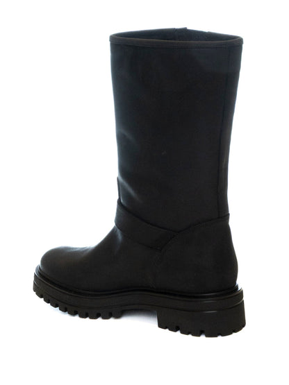 VSL Stivale fibbie pelle nero 7883 DOUGLAS-NERO