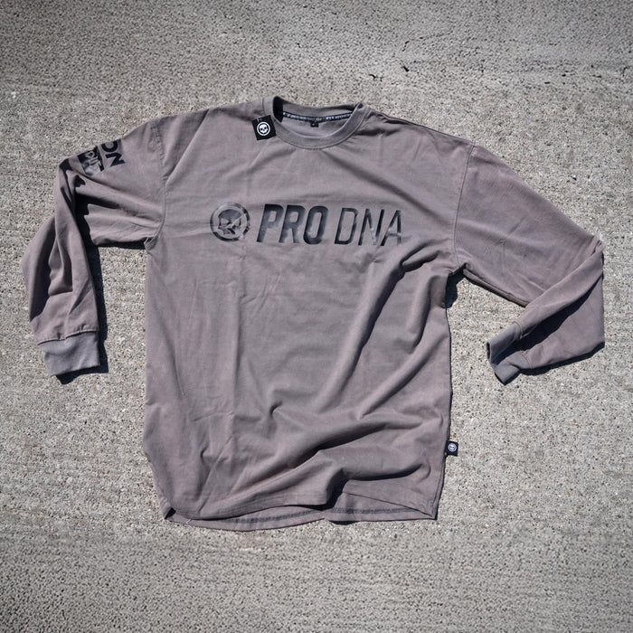 STONE WASHED LONG SLEEVE SHIRT - STONE