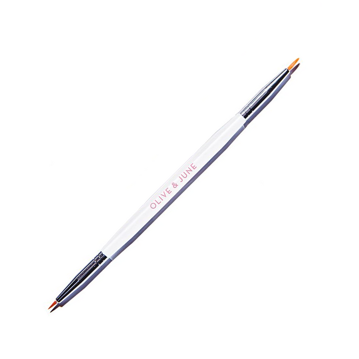 Striper Brush Nail Art Tool by Olive and June with dual-ended fine brushes for detailed mani and French nail designs