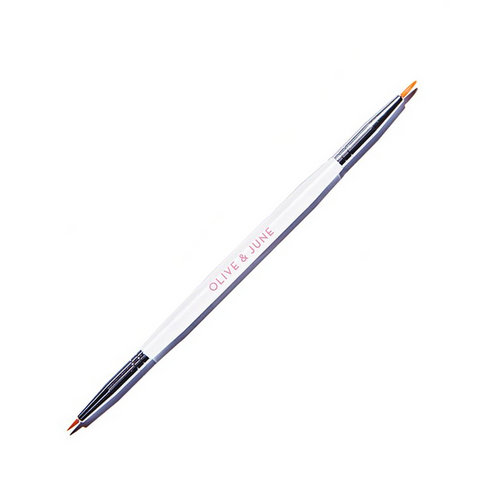 Striper Brush Nail Art Tool by Olive and June with dual-ended fine brushes for detailed mani and French nail designs