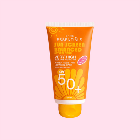 SUNSCREEN SPF50+ BALANCED NATURAL FINISH - Essentials
