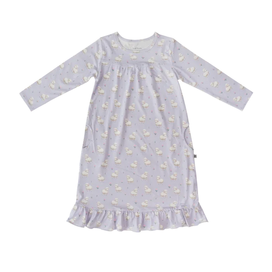 Sweet Bamboo L/S Nightgown-Little Sheep