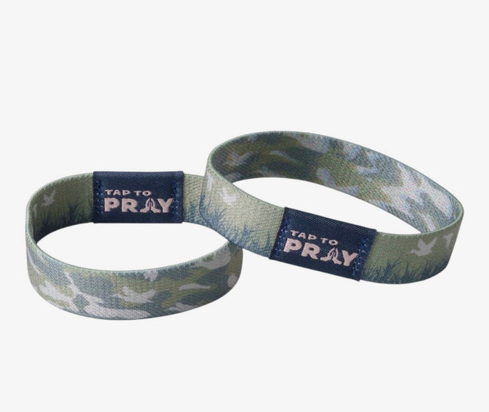 Tap To Pray® Wristband - Waterfowl