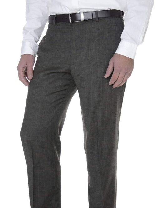 Tasso Elba Sale Pants Tasso Elba Mens Olive Plaid Flat Front Wool Dress Pants