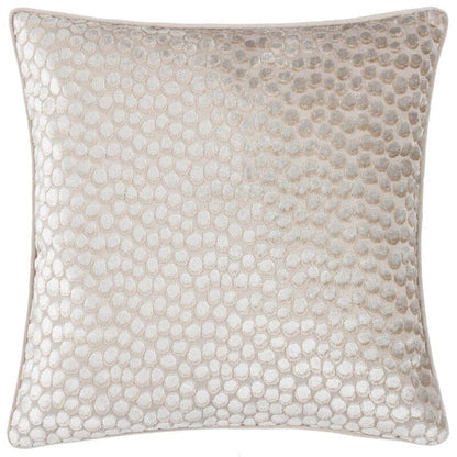Teresina Cream Velvet Printed Cushion Cover - 45x45cm Textiles