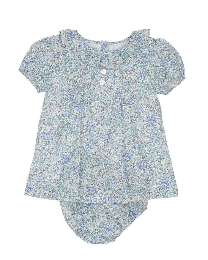 The Oaks Hallie Teal Briar Floral Bloomer Set