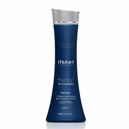 Therapy Panthenol Shampoo Mutari - 240ml / 8.12fl oz - Reconstruction and Hydration Line - For dry or chemical hair.