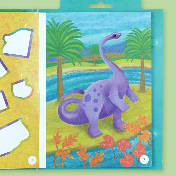 Tiger Tribe Sticker By Numbers - Dinosaurs