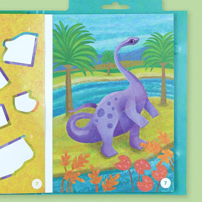 Tiger Tribe Sticker By Numbers - Dinosaurs