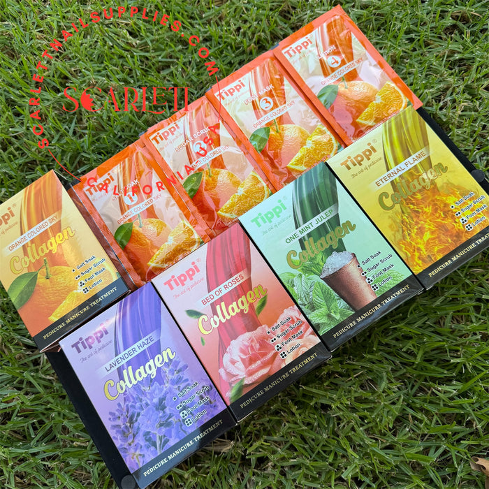 TIPPI 4 STEPS Pedicure Eco Deluxe - 50 packs Case